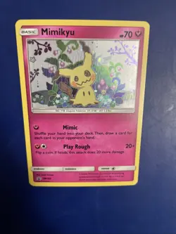 Mimikyu SM163 Holo Black Star Promo Pokemon 2019 Sun & Moon LP+ Factory Fresh - Image 2