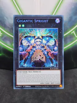 Yugioh Gigantic Spright BLTR-EN091 Secret Rare 1st Edition NM - Image 1
