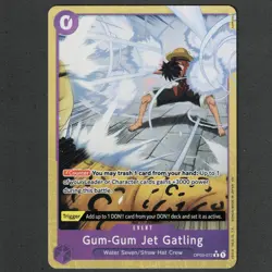 One Piece Gum-Gum Jet Gatling Alt Art OP03-072 R Best Vol. 2 PRB-02 English M/N - Image 1