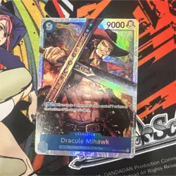 One Piece Dracule Mihawk Super Rare OP01-070 From PRB-01 - Image 1