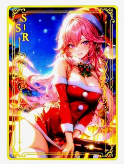 Waifu Anime Cards TCG | Yae Miko - Genshin Impact [ METAL CARD ] Sexy Hentai - Image 1