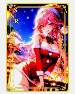 Waifu Anime Cards TCG | Yae Miko - Genshin Impact [ METAL CARD ] Sexy Hentai - Image 2