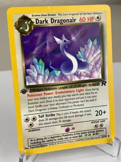 Dark Dragonair 33/82 Team Rocket Set WOTC Pokemon Card 1st Edition - VLP - Image 2