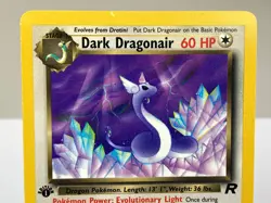 Dark Dragonair 33/82 Team Rocket Set WOTC Pokemon Card 1st Edition - VLP - Image 3