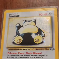 Pokemon TCG Snorlax 11/64 Jungle Holo Rare WOTC. PSA 1 possibility! Rare Card - Image 2