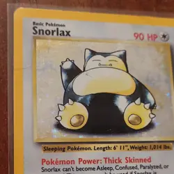 Pokemon TCG Snorlax 11/64 Jungle Holo Rare WOTC. PSA 1 possibility! Rare Card - Image 3