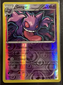 Pokemon Card Gengar 35/83 Reverse Holo Rare XY Generations - Image 1