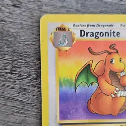 Pokemon Dragonite Fossil Holo Rare 19/62 100 HP Stage 2 Wizards 1999 Card - Image 5