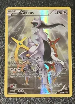 Pokemon Arceus XY XY83 Black Star Promo Holo TCG 2015 Full Art Eng Card English - Image 1