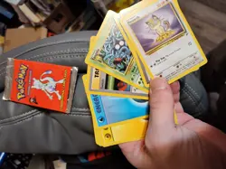 Pokemon Base Set 2 Mewtwo Art Open Pack w Original Cards! Perfectly Opened! Mint - Image 5