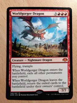 MTG Magic: Weltenverschlingender Drache,Worldgorger Dragon, Mythic, English - Image 1