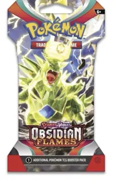Pokemon Scarlet & Violet 3 Obsidian Flames Sleeved Booster 8 Packs Factory Seal - Image 5