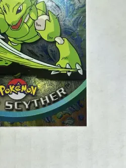 2000 Topps Pokemon TV Animation Edition Series 3 Holo Foil #123 Scyther - Image 4