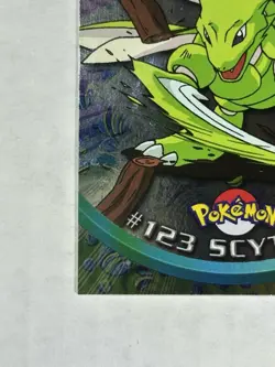 2000 Topps Pokemon TV Animation Edition Series 3 Holo Foil #123 Scyther - Image 5