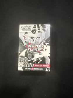 Pokemon TCG Scarlet & Violet White Flare 6 Booster Packs Box Factory Sealed New - Image 1