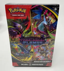 Pokemon Phantasmal Flames Booster Bundle 6 Booster Packs - Image 1