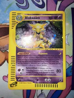 Alakazam 1/165 Holo Rare Pokemon Expedition Base Set 2002 💎NM LP💎 - Image 3