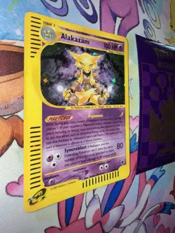 Alakazam 1/165 Holo Rare Pokemon Expedition Base Set 2002 💎NM LP💎 - Image 4