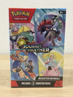 Pokemon TCG Journey Together Booster Bundle SEALED - 6 Booster Packs - Image 1