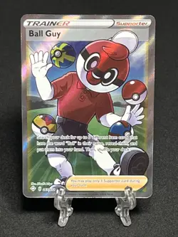 Pokemon TCG Ball Guy Shining Fates 065/072 Holo Ultra Rare NM - Image 1