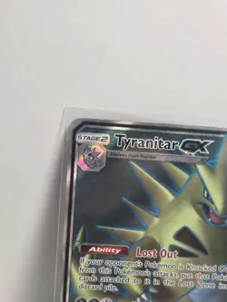 *MINT FULL ART ULTRA RARE* Pokemon Tyranitar GX 203/214 Lost Thunder PSA READY - Image 2