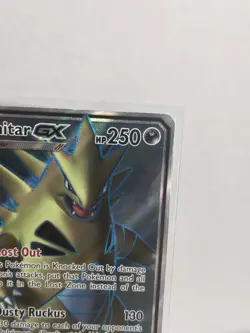 *MINT FULL ART ULTRA RARE* Pokemon Tyranitar GX 203/214 Lost Thunder PSA READY - Image 3