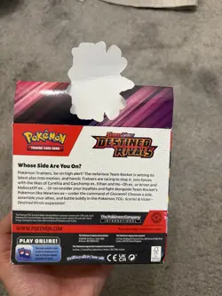 Pokemon TCG Destined Rivals Booster Box (36 Packs sealed) Unsealed Box - Image 4