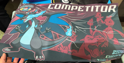 Pokemon - Mega Charizard X Play Mat [EUIC London 2026 Competitor Exclusive] - Image 1