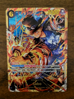 One Piece Carrying On His Will Sabo OP13-120 English TCG - Image 1