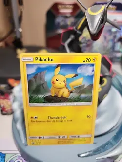 Pikachu - SM183 Black Star PROMO Holo RARE 2019 Pokemon Card TCG MP - Image 1