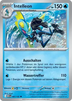 Pokemon Mega Evolutions TCG Card Intelleon KP 150 - 041/132 - Image 1