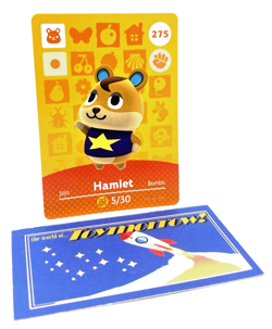 Animal Crossing Nintendo Amiibo - HAMLET #275 - Series 3 Authentic Card - Image 1