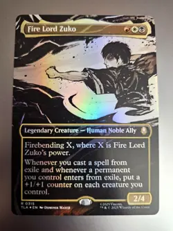 Magic the Gathering #315 Fire Lord Zuko Foil - Image 1