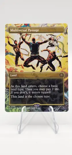 Multiversal Passage MTG Spider Man Regular Borderless R0206 NM - Image 1