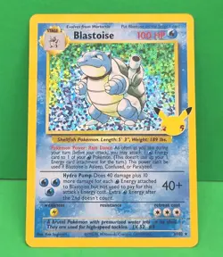 Pokemon Classic MINT Holo Rare Blastoise 2/102 Celebrations Collection - Image 1