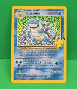 Pokemon Classic MINT Holo Rare Blastoise 2/102 Celebrations Collection - Image 2