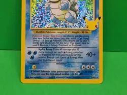 Pokemon Classic MINT Holo Rare Blastoise 2/102 Celebrations Collection - Image 4