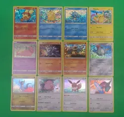 Pokemon McDonald’s 2018 Complete Holo Set 12/12 Pikachu Eevee NM/LP NICE! RARE - Image 2