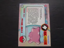 2000 Topps Pokemon Series 3 Silver Foil #132 Ditto TV Animation Blue Logo - Image 2