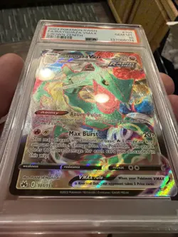 POKEMON SWORD & SHIELD CROWN ZENITH #101 FULL ART/RAYQUAZA VMAX PSA 10 - Image 2