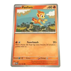 Pokemon Maskerade im Zwielicht TCG Karte Panflam 031/167 - Image 1