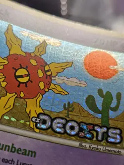 Pokemon EX Deoxys Solrock Stamped Reverse Holo 47/107 NEAR MINT - Image 3