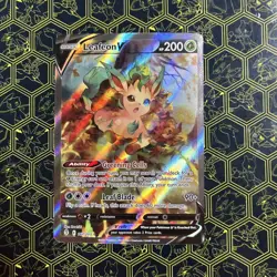 Leafeon V (Alt Full Art) Ultra Rare - 167/203 - Evolving Skies Pokemon 2021 - Image 1