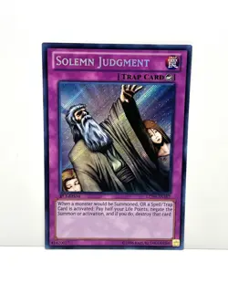 Yugioh! TCG Solemn Judgment LCJW-EN182 Secret Rare 1st Edition NM - Image 1