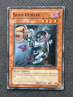 Yugioh Snipe Hunter Unlimited Edition Super Rare CP03-EN004 LP - Image 1