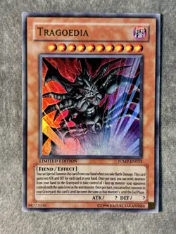 Yugioh Tragoedia JUMP-EN033 Ultra Rare Limited Edition NM - Image 1