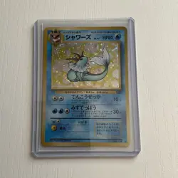 Vintage 1997 Vaporeon #134 HOLO LP Base set Jungle Pokemon Card - Image 1