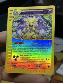 Alakazam 1/165 Expedition 2002 Reverse Holo E-Series Vintage Pokemon Card TCG - Image 4