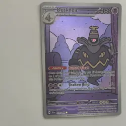 Pokemon Dusknoir Ability Stage 2 Holo Card 070/064 2024 - Image 2