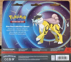 Pokemon TCG Mega Evolution & Phantasmal Flames Game Card - Raikou Card Coin - Image 2